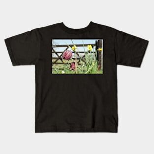 Snakesheads and Daffodils Kids T-Shirt